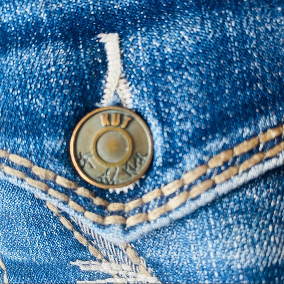 Distressed Bootcut Kut from the Kloth Jeans - Picture 4 of 8